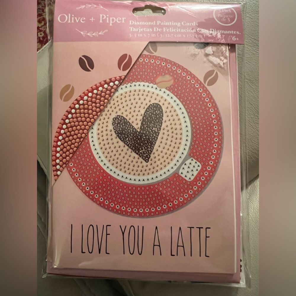 Olive + Piper Diamond Painting Cards 01 -  3 Pack